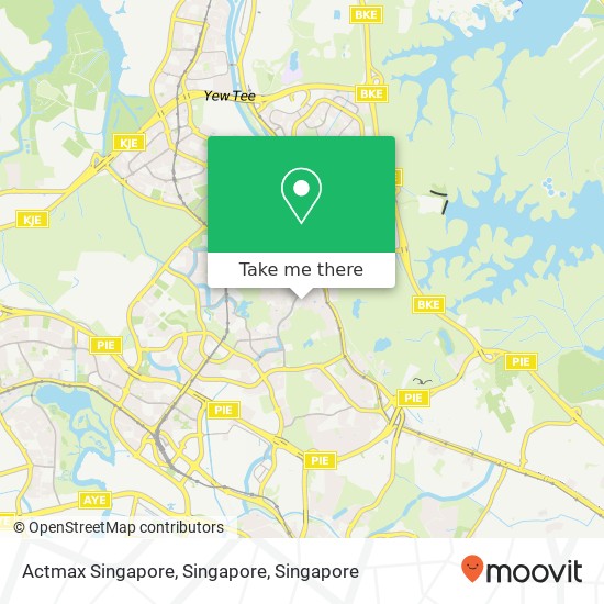 Actmax Singapore, Singapore map