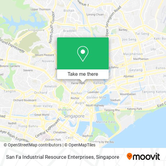 San Fa Industrial Resource Enterprises map