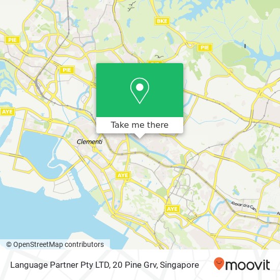 Language Partner Pty LTD, 20 Pine Grv map