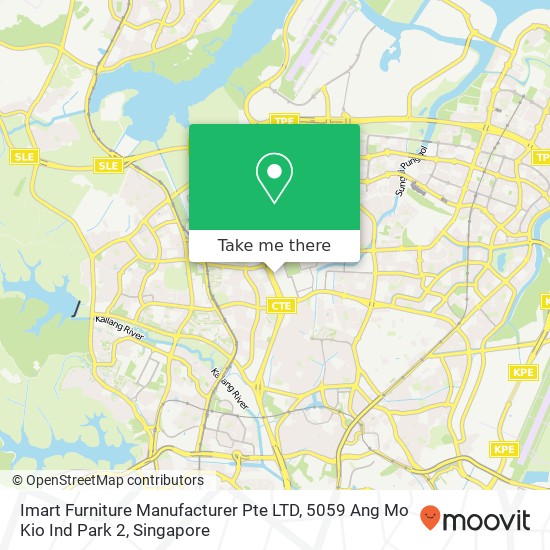 Imart Furniture Manufacturer Pte LTD, 5059 Ang Mo Kio Ind Park 2地图