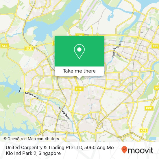 United Carpentry & Trading Pte LTD, 5060 Ang Mo Kio Ind Park 2地图