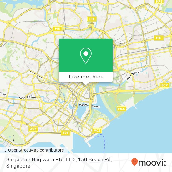 Singapore Hagiwara Pte. LTD., 150 Beach Rd map