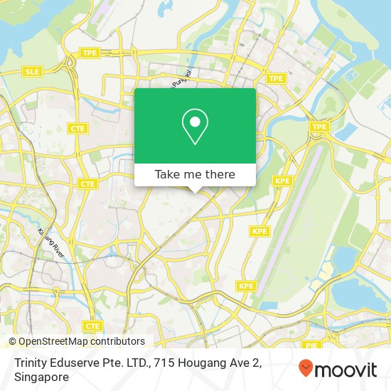 Trinity Eduserve Pte. LTD., 715 Hougang Ave 2地图