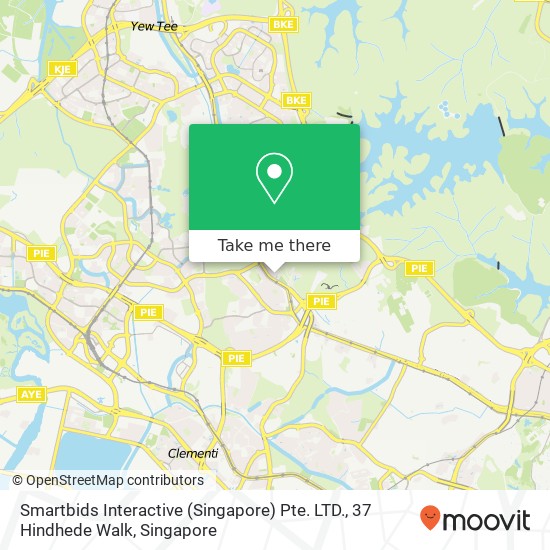 Smartbids Interactive (Singapore) Pte. LTD., 37 Hindhede Walk map