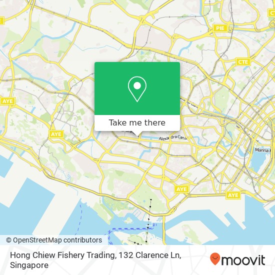 Hong Chiew Fishery Trading, 132 Clarence Ln map