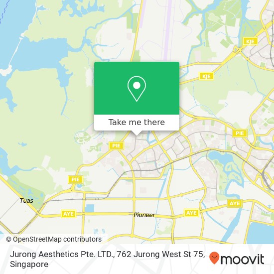 Jurong Aesthetics Pte. LTD., 762 Jurong West St 75 map