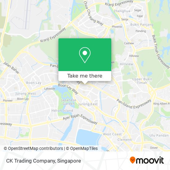 CK Trading Company map