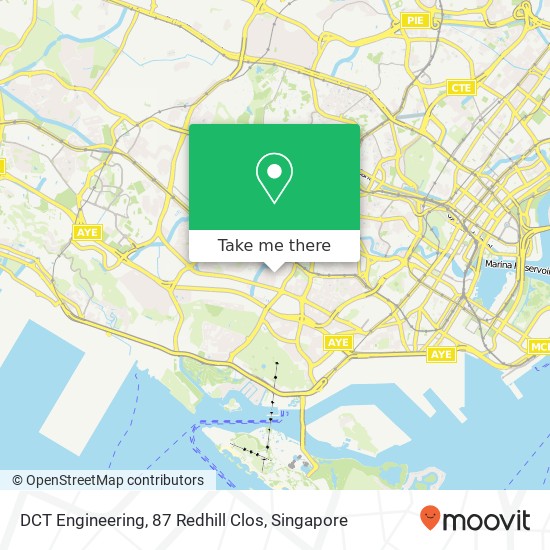 DCT Engineering, 87 Redhill Clos地图