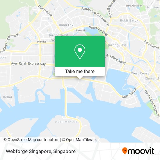 Webforge Singapore map
