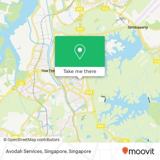 Avodah Services, Singapore map