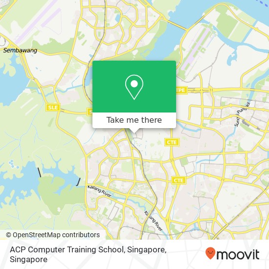 ACP Computer Training School, Singapore map