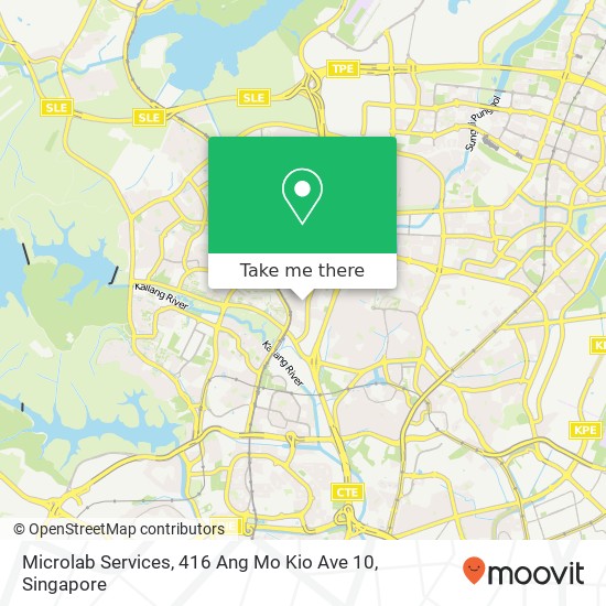 Microlab Services, 416 Ang Mo Kio Ave 10地图