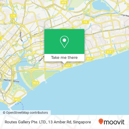 Routes Gallery Pte. LTD., 13 Amber Rd地图