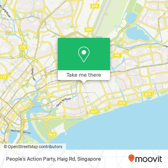 People's Action Party, Haig Rd map