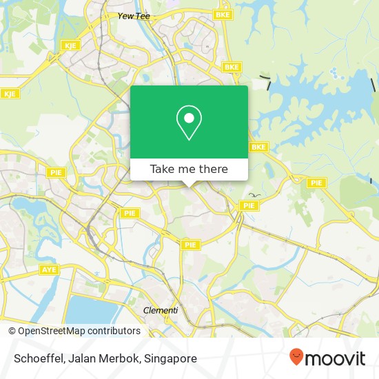 Schoeffel, Jalan Merbok map