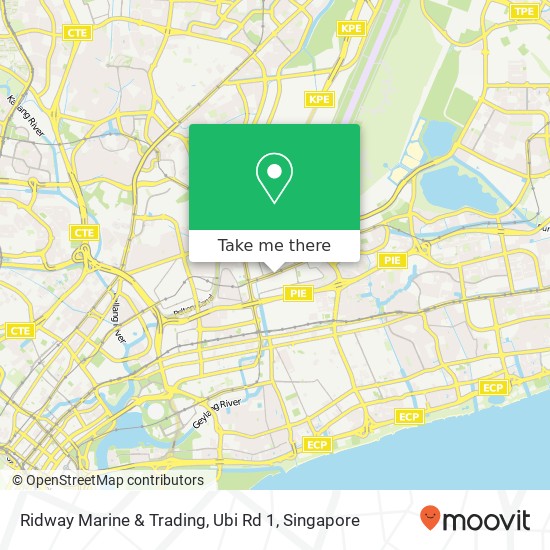 Ridway Marine & Trading, Ubi Rd 1地图