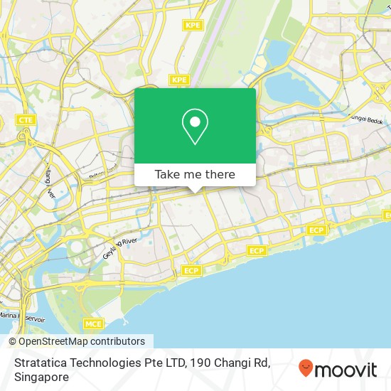 Stratatica Technologies Pte LTD, 190 Changi Rd地图