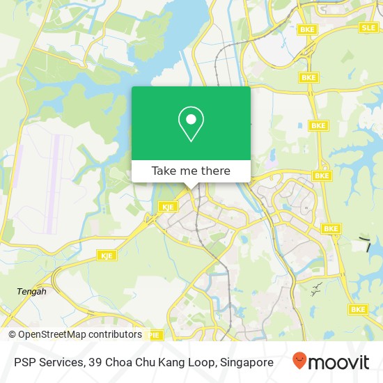 PSP Services, 39 Choa Chu Kang Loop map