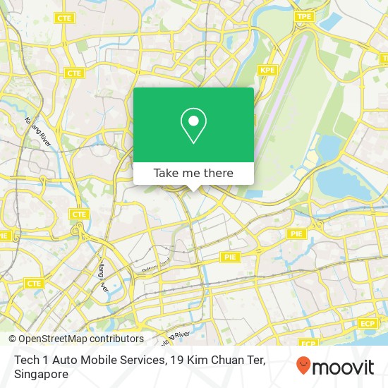 Tech 1 Auto Mobile Services, 19 Kim Chuan Ter地图