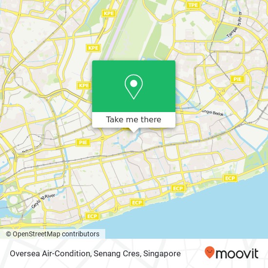 Oversea Air-Condition, Senang Cres地图