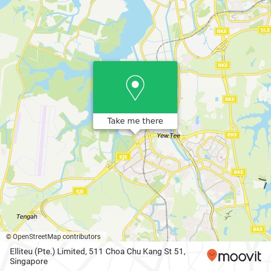Elliteu (Pte.) Limited, 511 Choa Chu Kang St 51地图