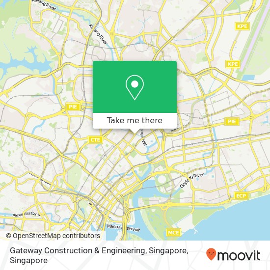 Gateway Construction & Engineering, Singapore map