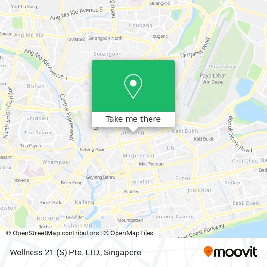 Wellness 21 (S) Pte. LTD. map