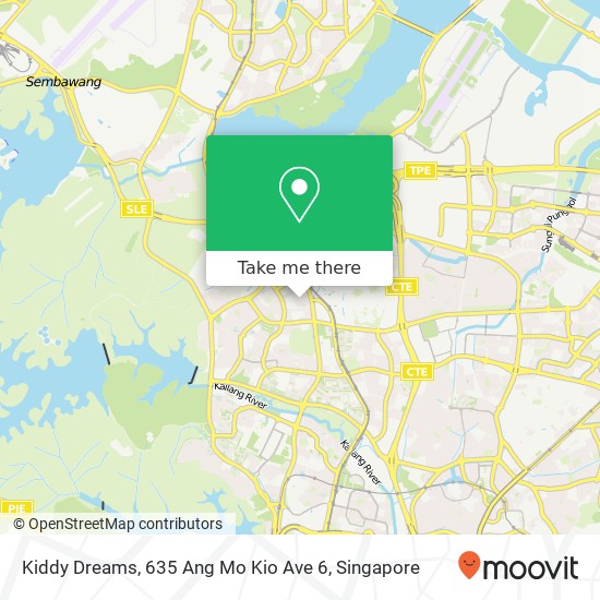 Kiddy Dreams, 635 Ang Mo Kio Ave 6 map