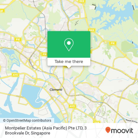 Montpelier Estates (Asia Pacific) Pte LTD, 3 Brookvale Dr map