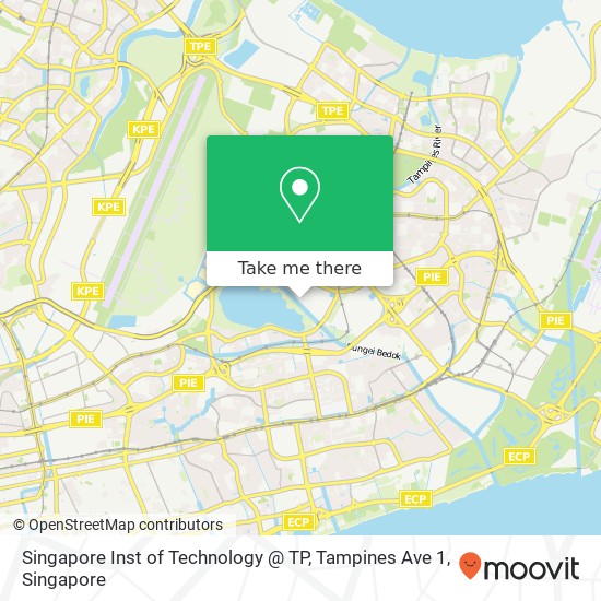 Singapore Inst of Technology @ TP, Tampines Ave 1 map