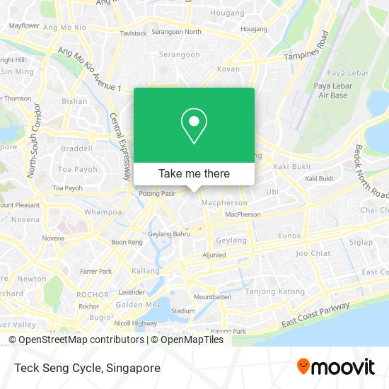 Teck Seng Cycle map