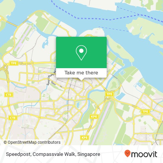 Speedpost, Compassvale Walk map