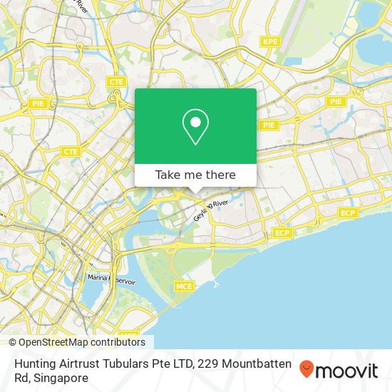 Hunting Airtrust Tubulars Pte LTD, 229 Mountbatten Rd地图