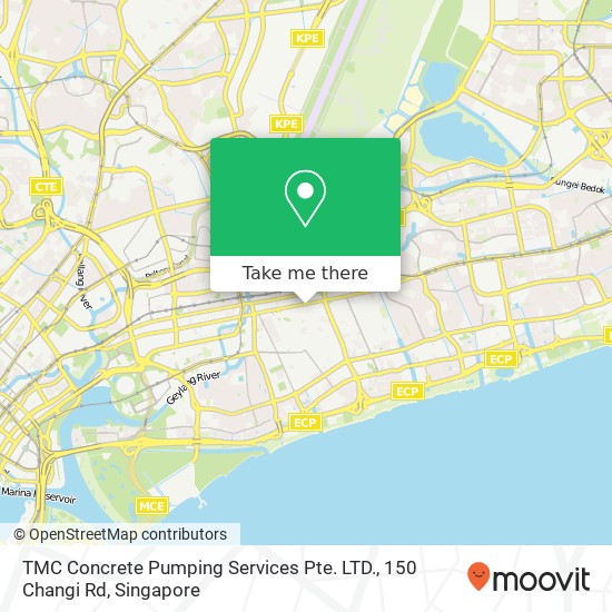 TMC Concrete Pumping Services Pte. LTD., 150 Changi Rd地图