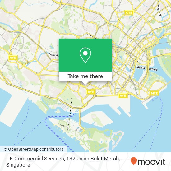 CK Commercial Services, 137 Jalan Bukit Merah map