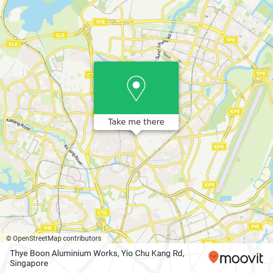 Thye Boon Aluminium Works, Yio Chu Kang Rd map