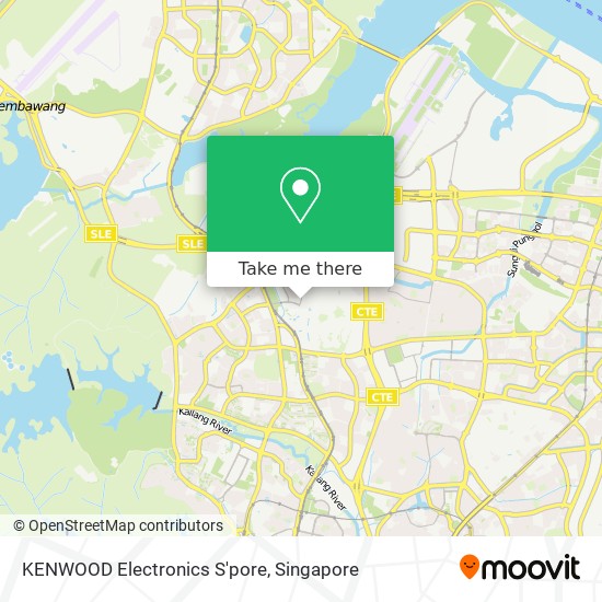 KENWOOD Electronics S'pore map
