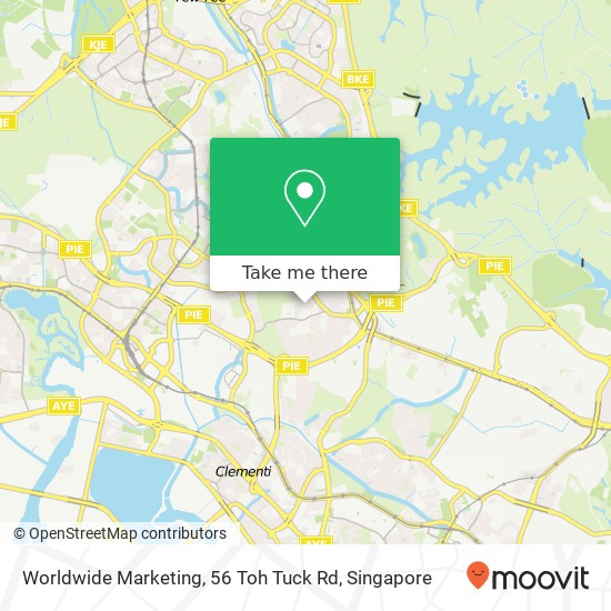 Worldwide Marketing, 56 Toh Tuck Rd map