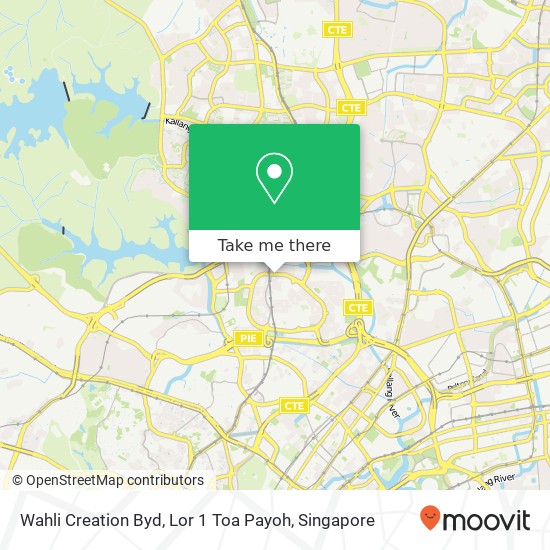 Wahli Creation Byd, Lor 1 Toa Payoh map