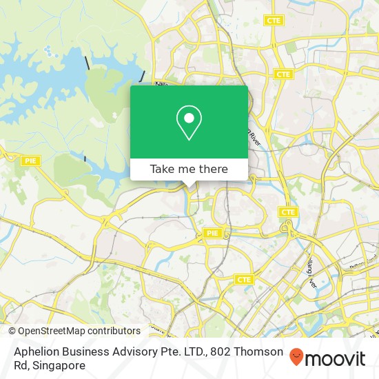 Aphelion Business Advisory Pte. LTD., 802 Thomson Rd map