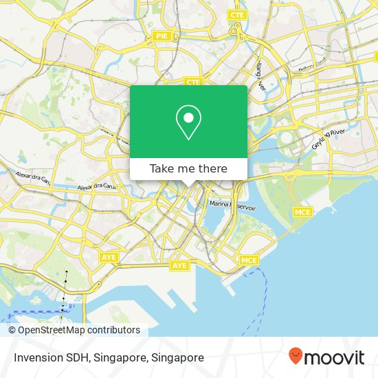 Invension SDH, Singapore map