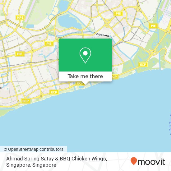 Ahmad Spring Satay & BBQ Chicken Wings, Singapore map