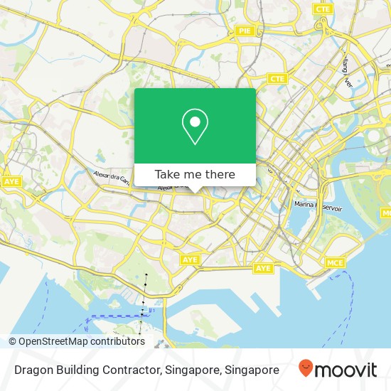 Dragon Building Contractor, Singapore map