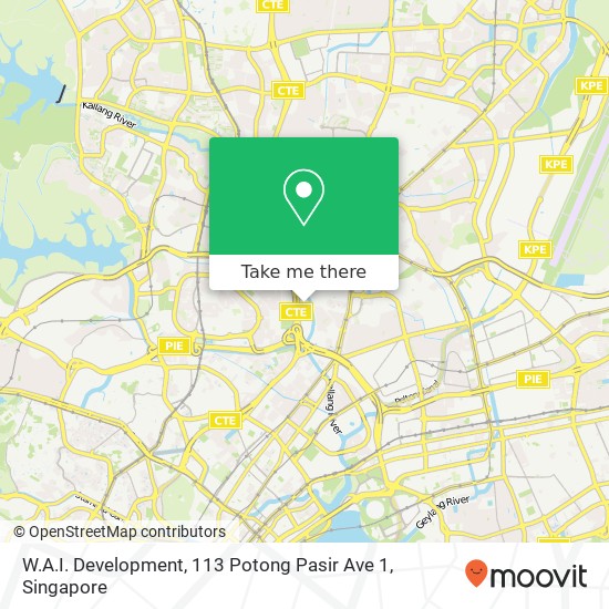 W.A.I. Development, 113 Potong Pasir Ave 1地图