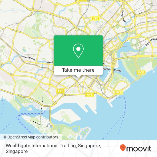 Wealthgate International Trading, Singapore map