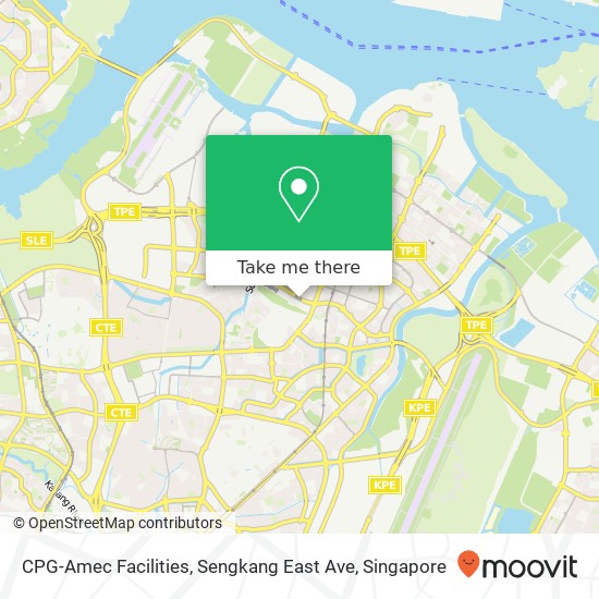 CPG-Amec Facilities, Sengkang East Ave map