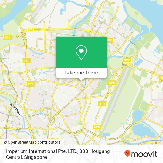 Imperium International Pte. LTD., 830 Hougang Central map