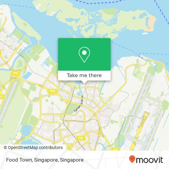 Food Town, Singapore map