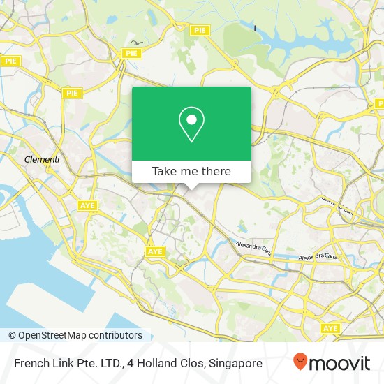 French Link Pte. LTD., 4 Holland Clos地图