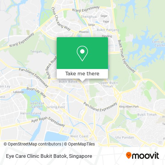 Eye Care Clinic Bukit Batok map